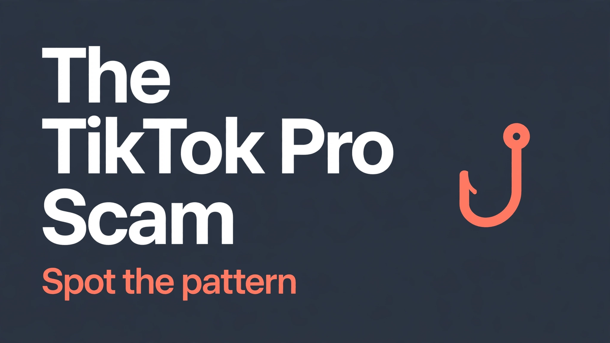 ‘TikTok Pro’ and Fake Downloader Scams: The Pattern